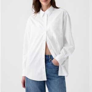 Gap Organic Cotton Big Shirt White NWT - Large